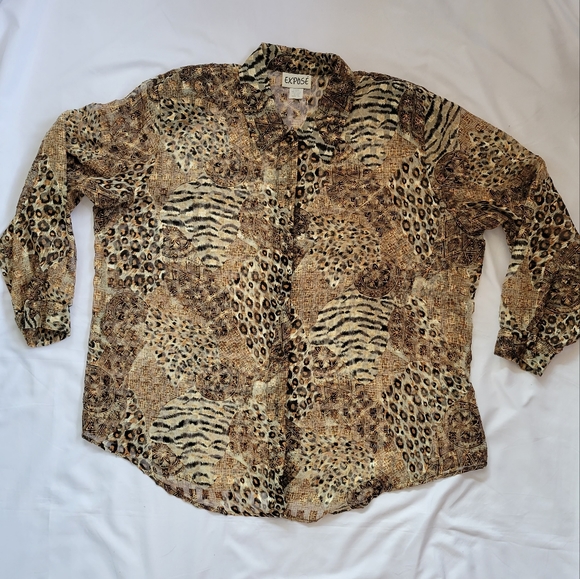 Animal print blouse - Picture 2 of 6
